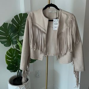 Zara Fringe Jacket